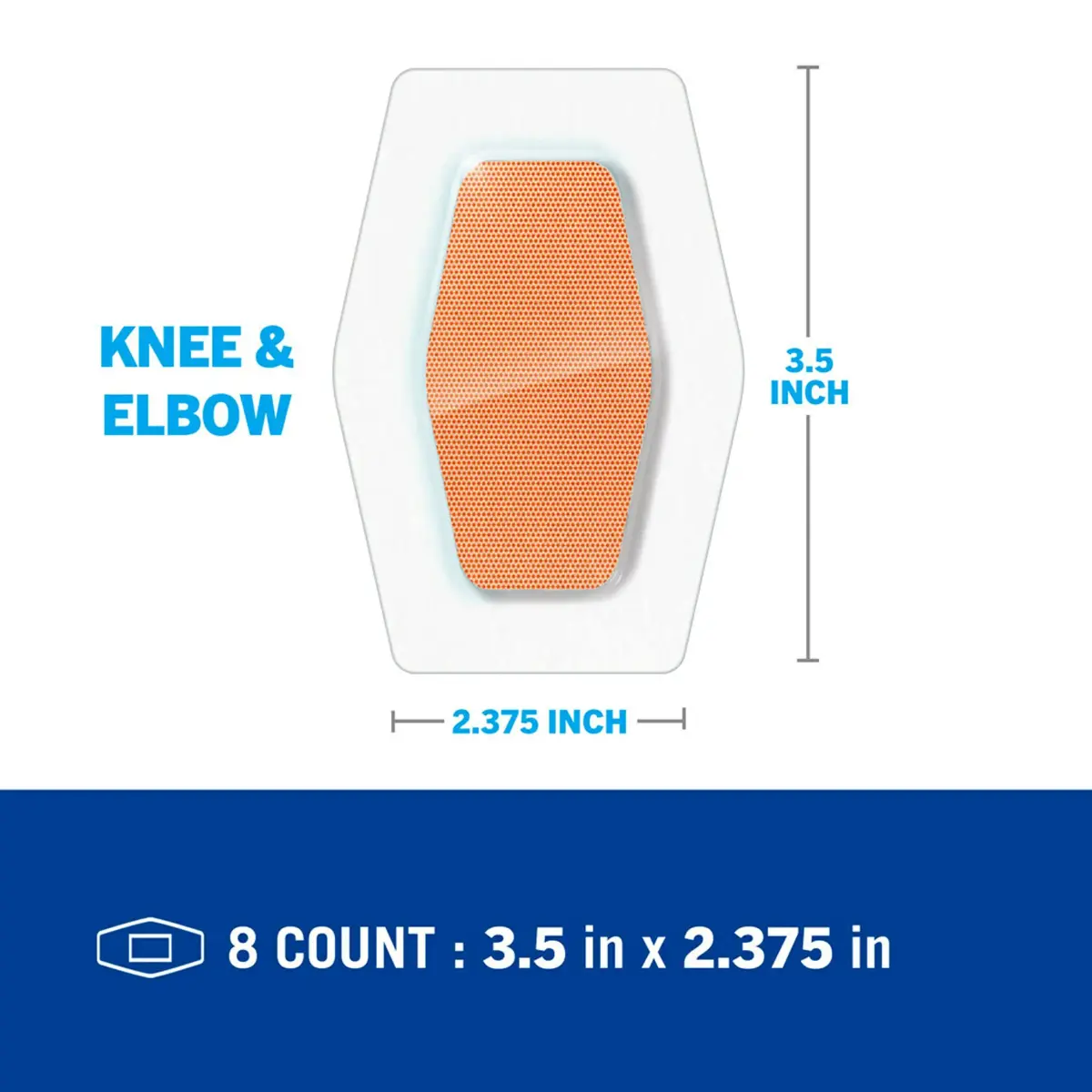 Nexcare Waterproof Clear Bandages for Knee and Elbow, 192 Count (24 Packs of 8) | Stays On in Water, Protects Wounds - view 3
