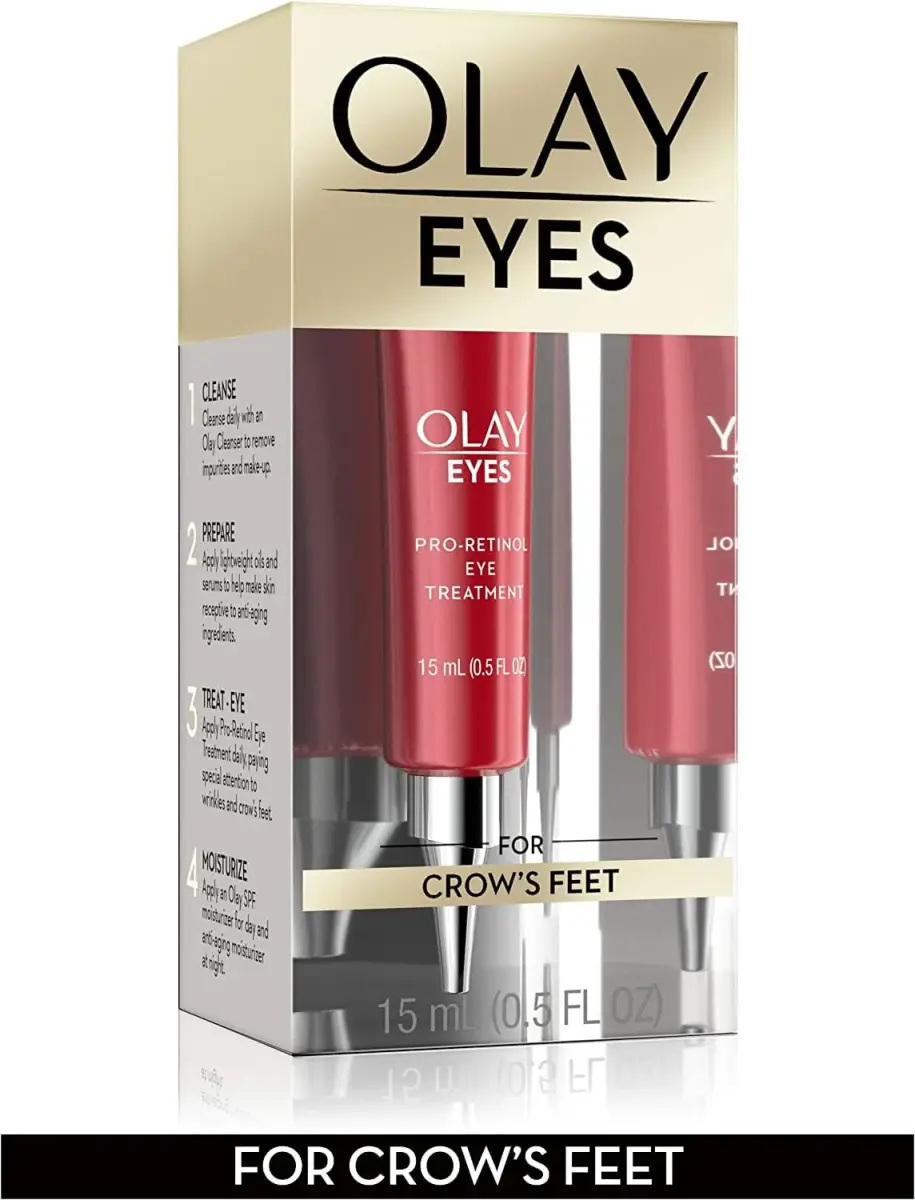 Olay Eyes Pro Retinol Eye Cream Anti-Wrinkle Treatment for Crow's Feet 15ml (0.5 Fl Oz) | Dermatologically Tested for Smoother Eyes - view 7
