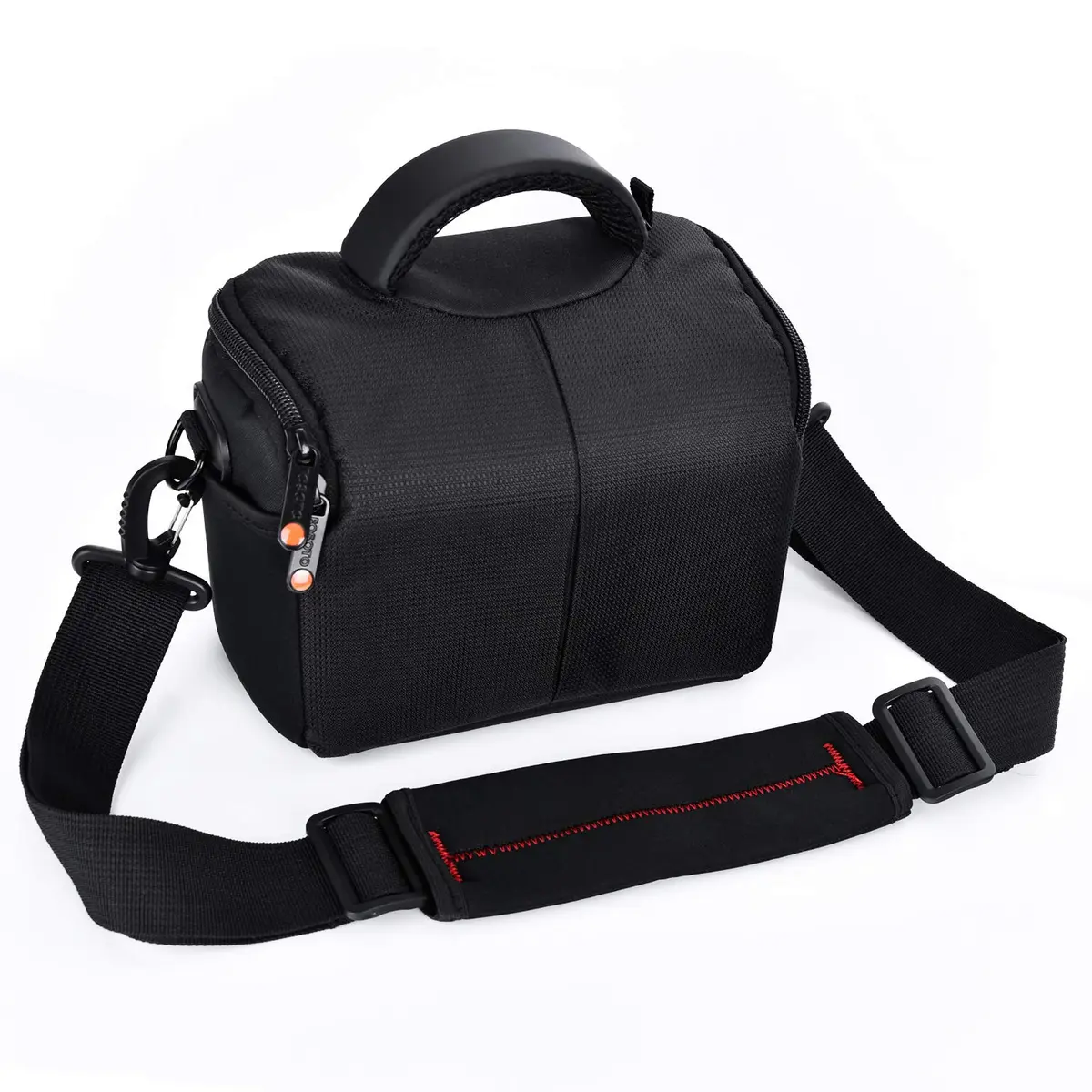FOSOTO Waterproof Crossbody Camera Bag for Canon Nikon Sony DSLR Mirrorless Camera | 200x150x110mm (7.8x5.9x4.3 in) - main product image