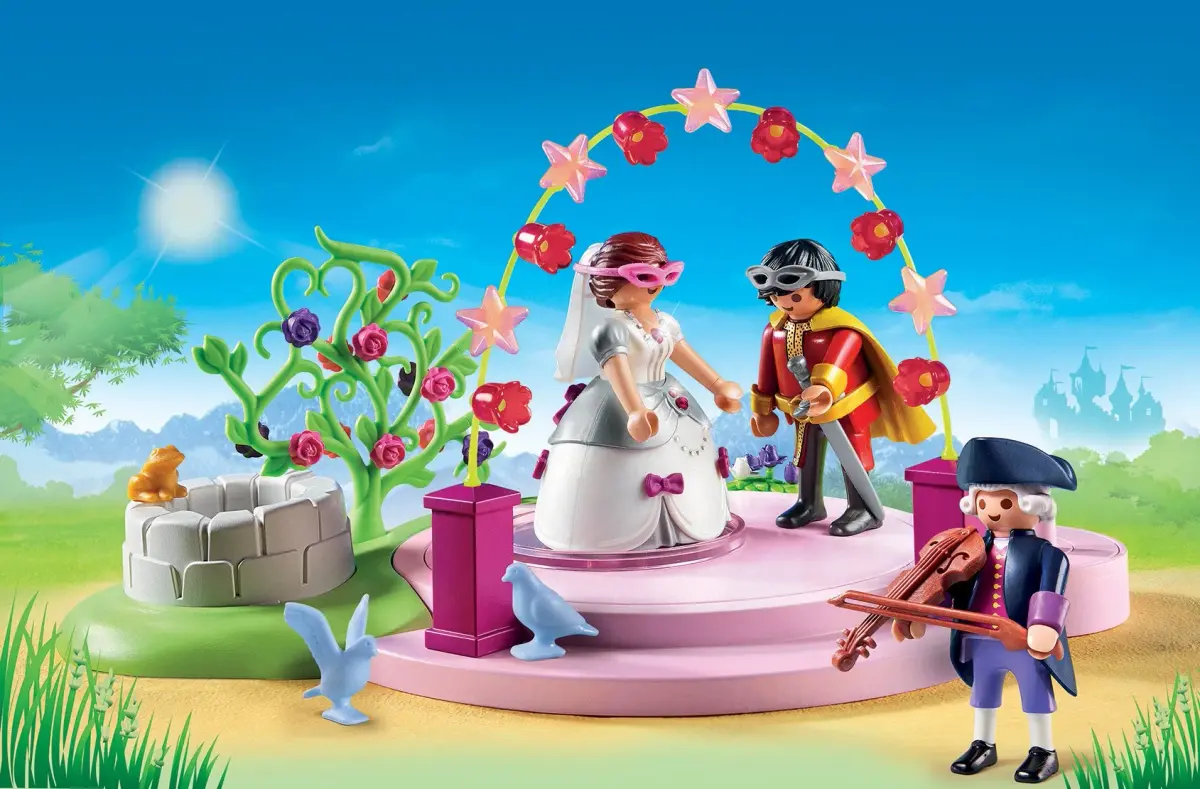 Playmobil Masked Ball Playset with 3 Figures & Rotating Dance Floor | ASTM-Tested Non-Toxic Plastic - view 2