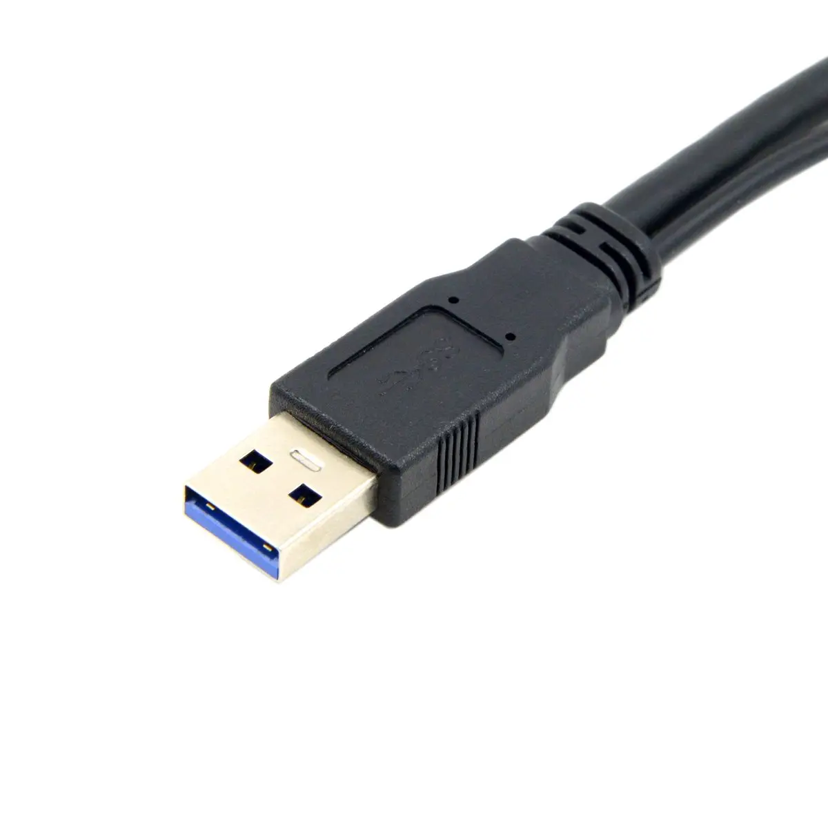 chenyang USB 3.0 Splitter Y Cable 1 Male to 2 Female | Extra Power Data Extension Cable for 2.5" Mobile Hard Disk - view 6