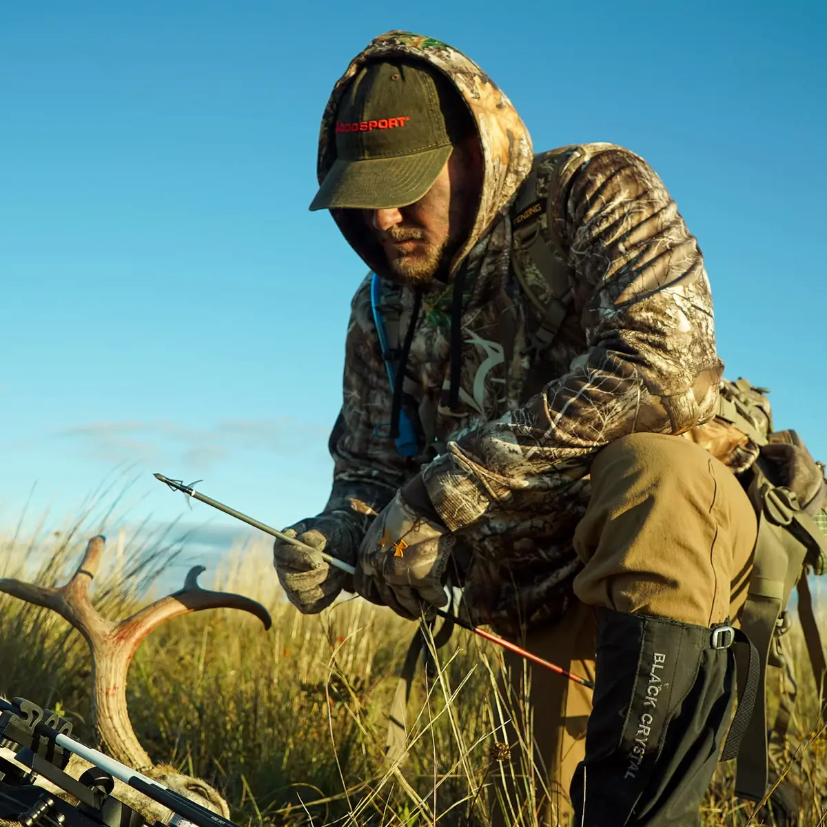 Bloodsport Gravedigger 4-Blade Hunting Broadhead 100 Grains | Hybrid Mechanical & Fixed Blade - view 5