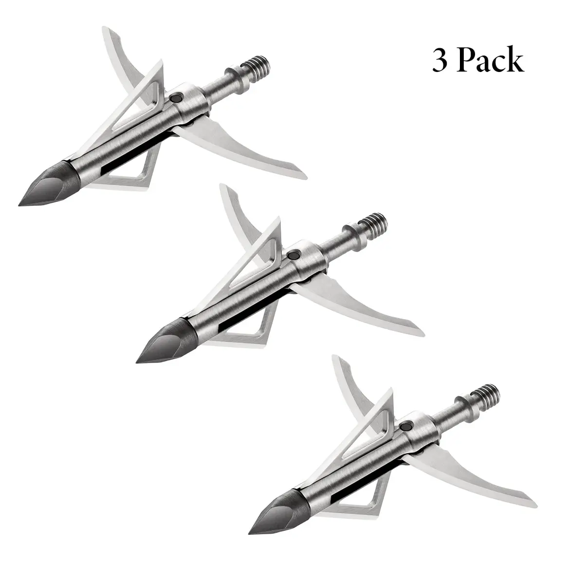 Bloodsport Gravedigger 4-Blade Hunting Broadhead 100 Grains | Hybrid Mechanical & Fixed Blade - view 2
