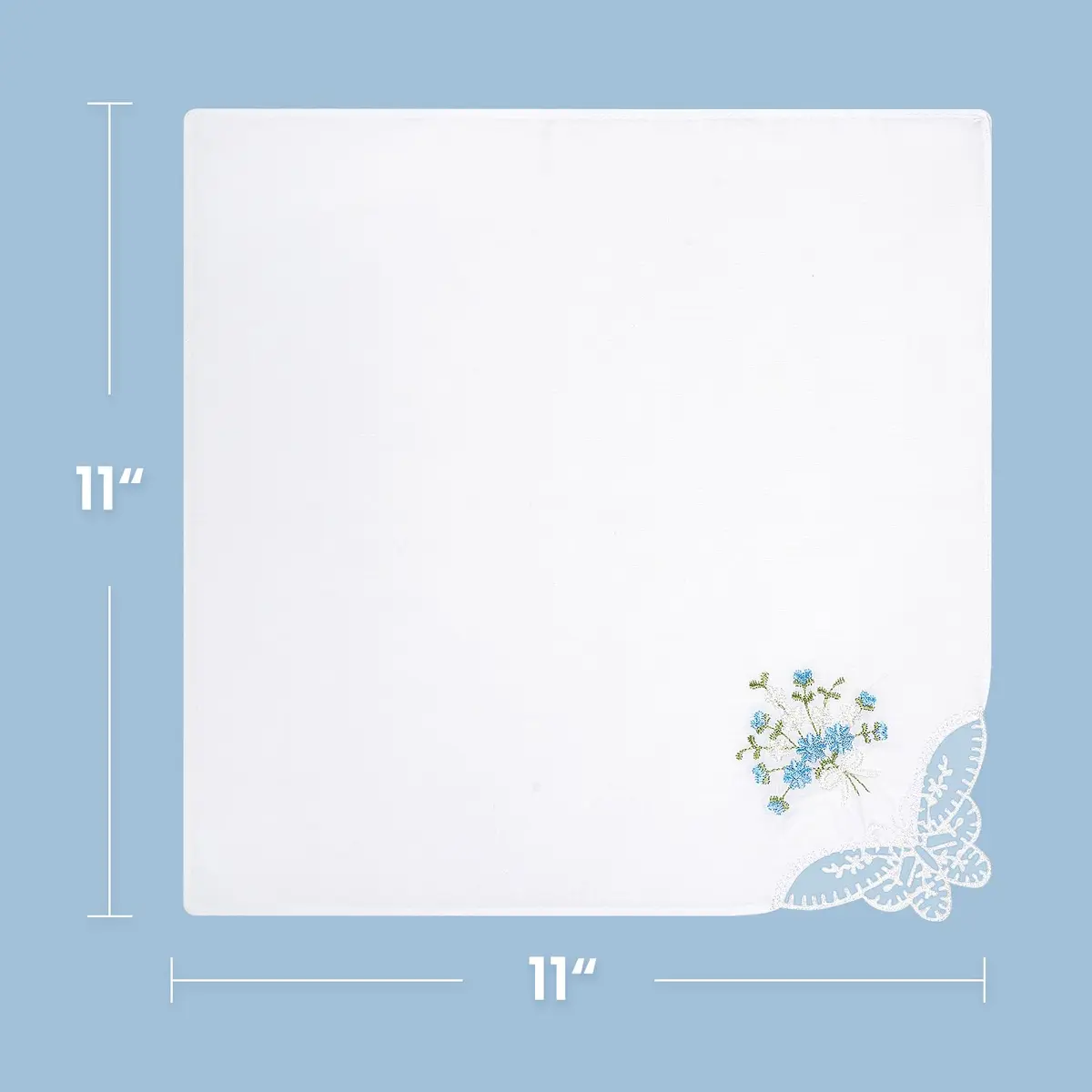 Selected Hanky Women's Cotton Handkerchiefs Assorted Floral | Elegant & Eco-Friendly (70-120 chars) - view 5