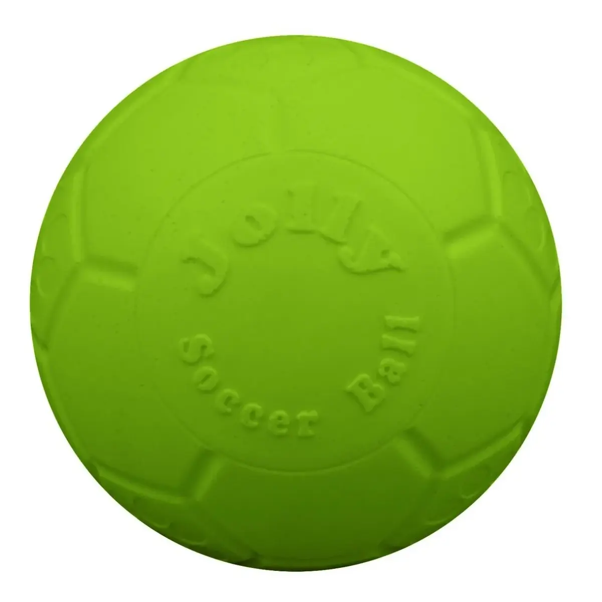 Jolly Pets Medium Jolly Soccer Ball Dog Toy 6 Inch Diameter Ocean Blue | Floating-Bouncing Dog Toy - view 3