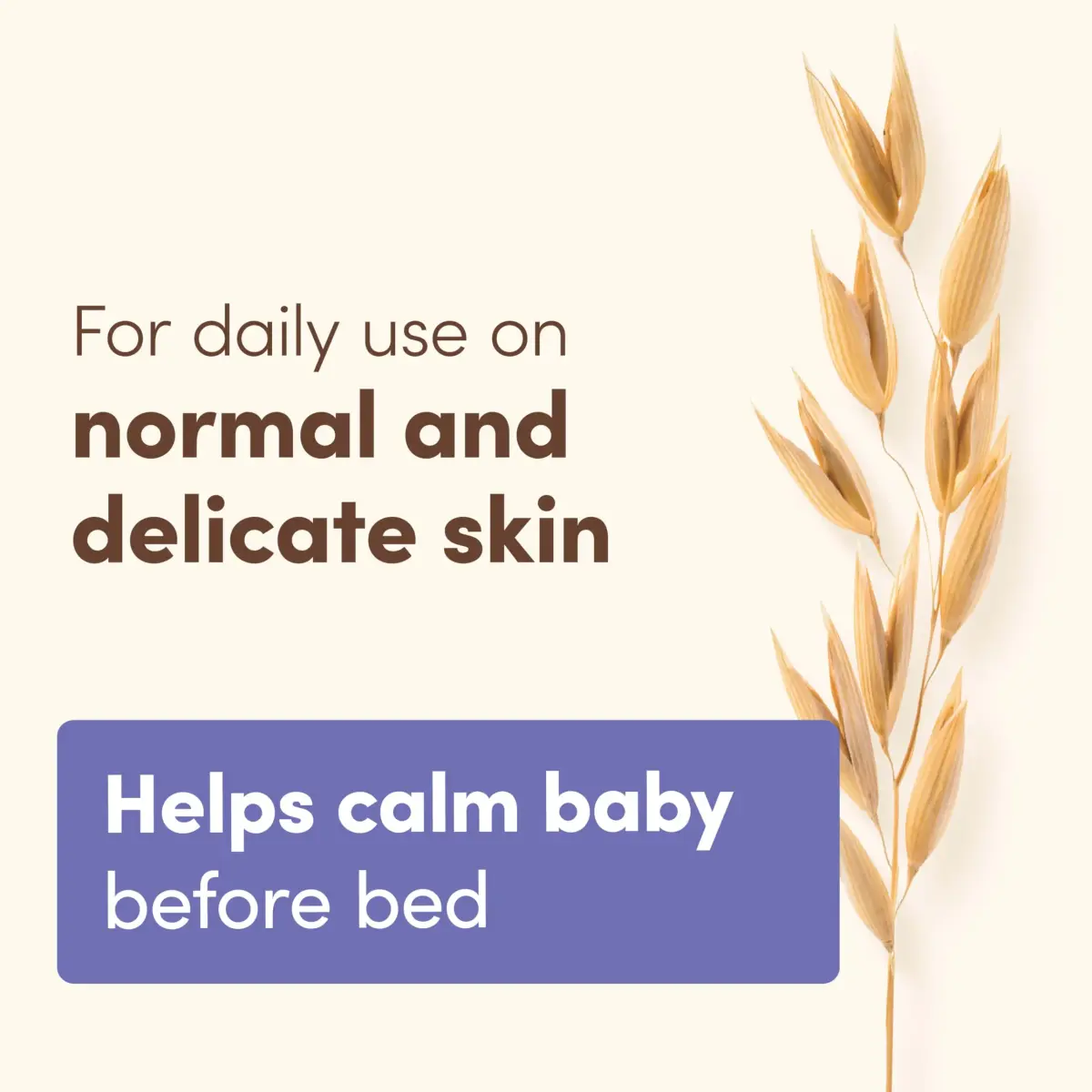 Aveeno Baby Calming Comfort Moisturizing Body Lotion with Lavender & Vanilla, 237ml (8 fl. oz) | Hypoallergenic for Sensitive Skin - view 5