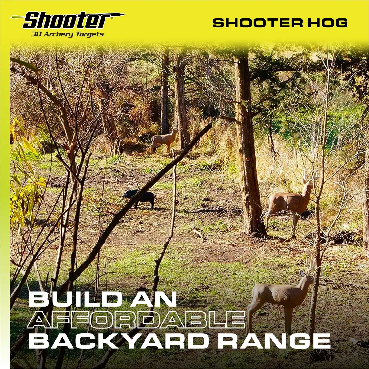 Shooter Hog 3D Archery Target 19”H x 32.5”W | Realistic Solid Body Design for Practice - view 9