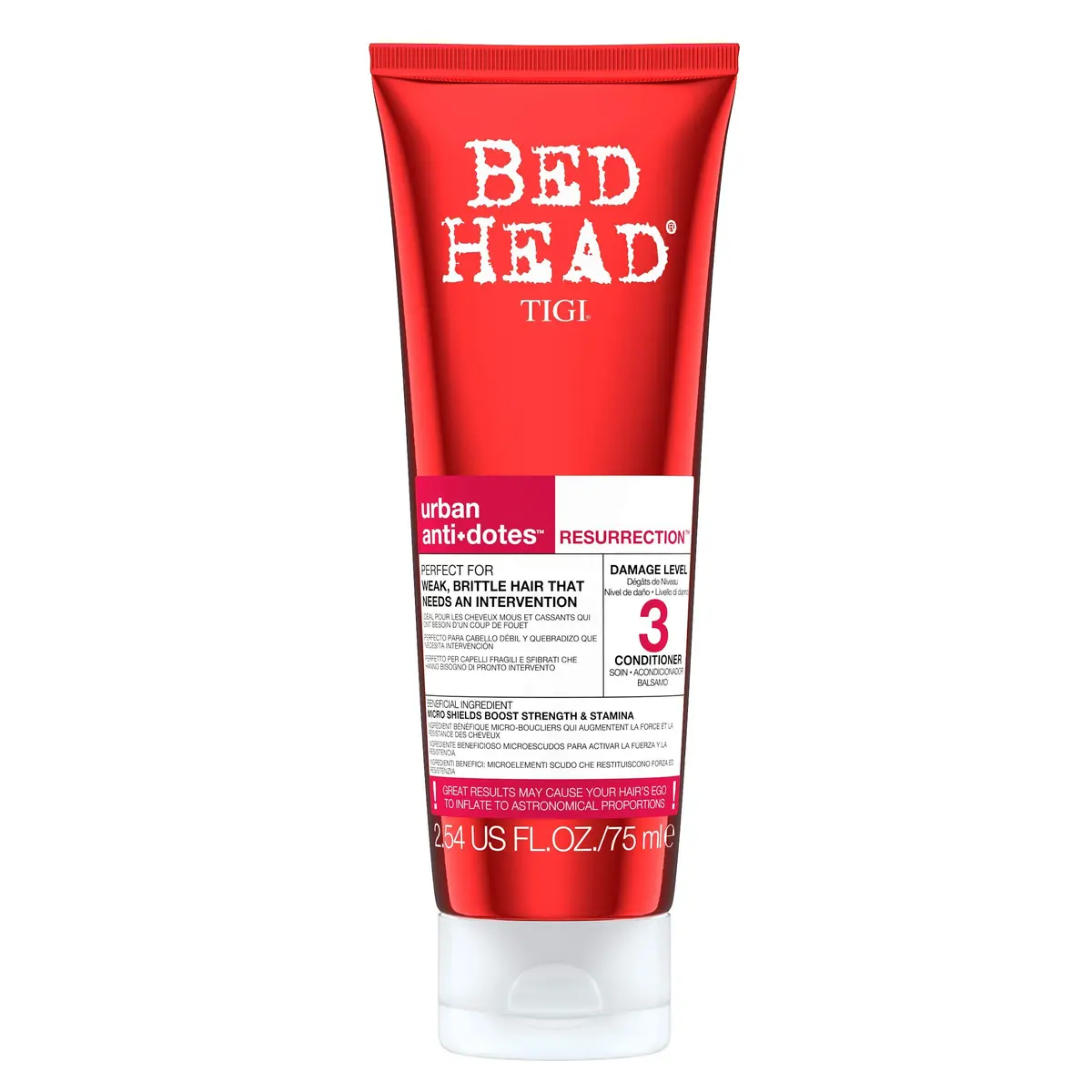 Bed Head Urban Antidotes Resurrection Conditioner 75ml | Hydrating & Repairing for Unisex - main product image