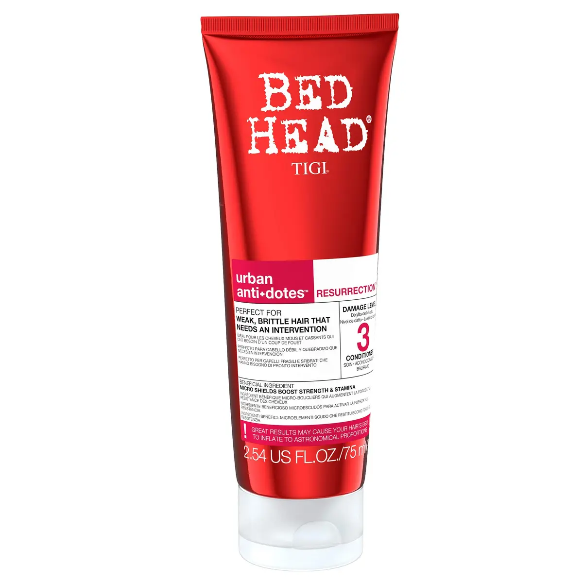 Bed Head Urban Antidotes Resurrection Conditioner 75ml | Hydrating & Repairing for Unisex - view 2