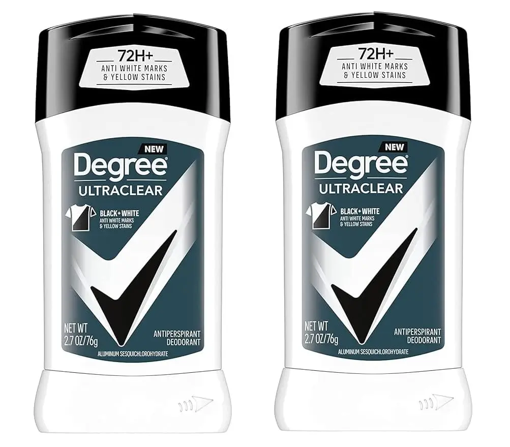 Degree Men Ultra Clear Black & White Antiperspirant Deodorant Stick 79ml (2.7 oz) | 48-Hour Sweat & Stain Protection - main product image