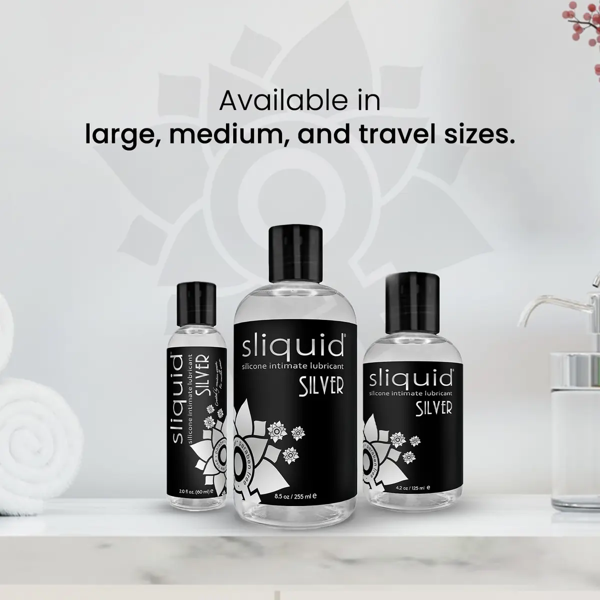 Sliquid Silver Intimate Lubricant 2 Fl Oz | Hypoallergenic Silicone Lube - view 7