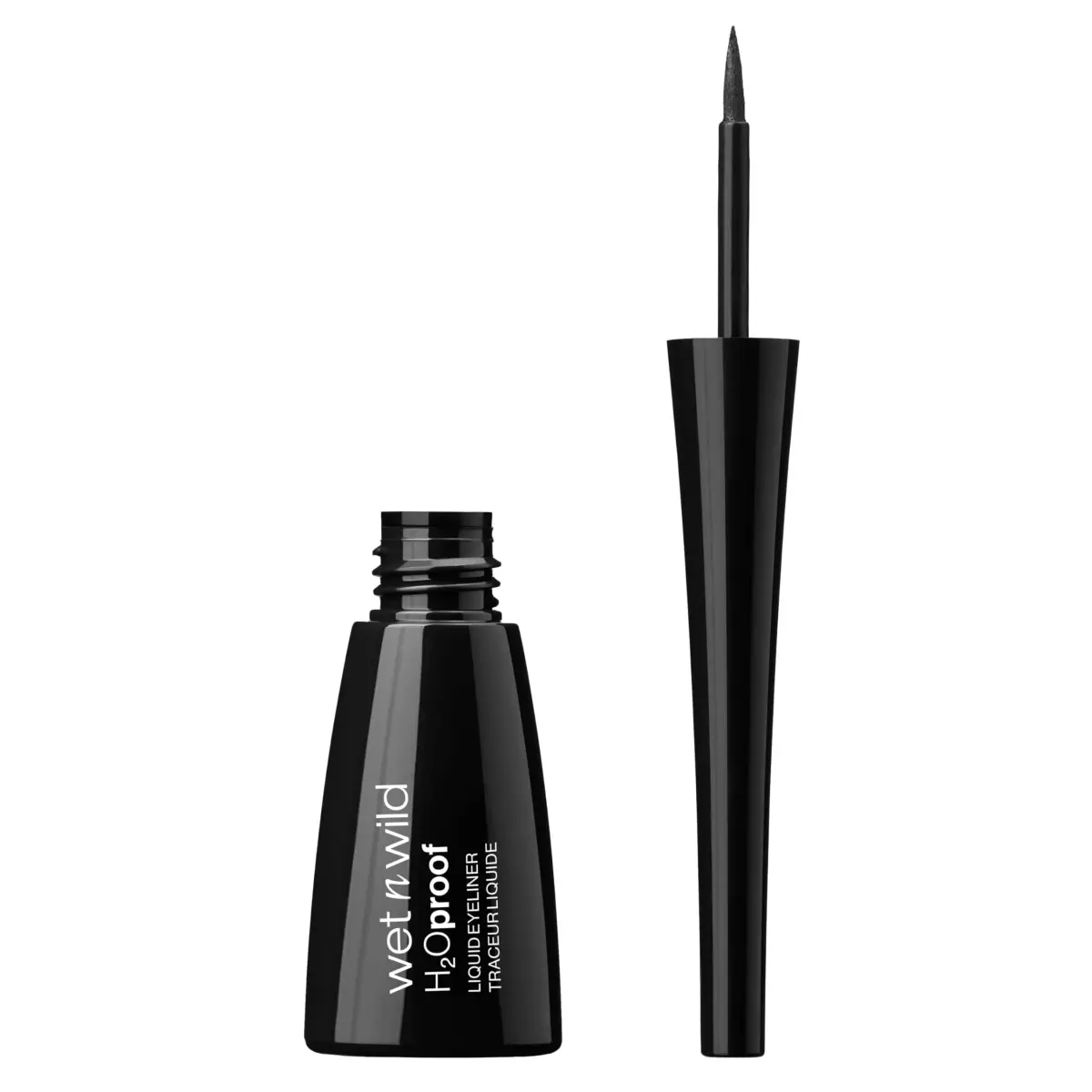 wet n wild H2O Proof Liquid Eyeliner Black | Precise Brush Applicator, Waterproof & Smudge-Proof - view 2