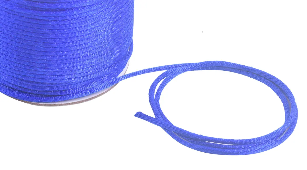KONMAY 2.0mm Nylon Rattail Satin Cord 45m (150ft) | Strong, Durable Beading String for Jewelry Making - view 2