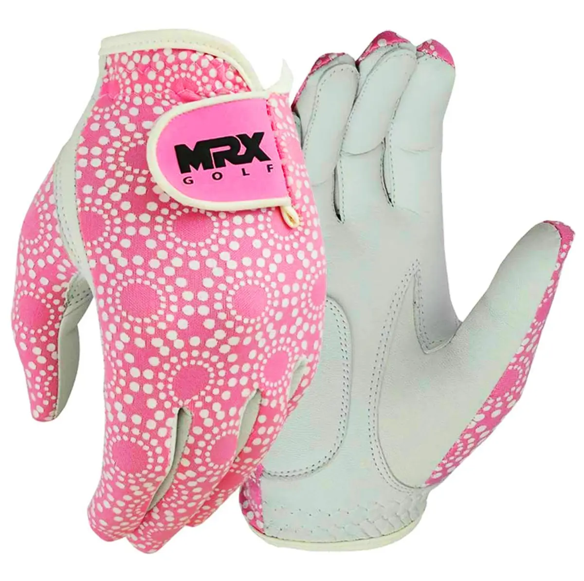 MRX BOXING & FITNESS Women's Golf Glove Left Handed Pink Regular Fit | Sweat Resistant Cabretta Leather - view 6
