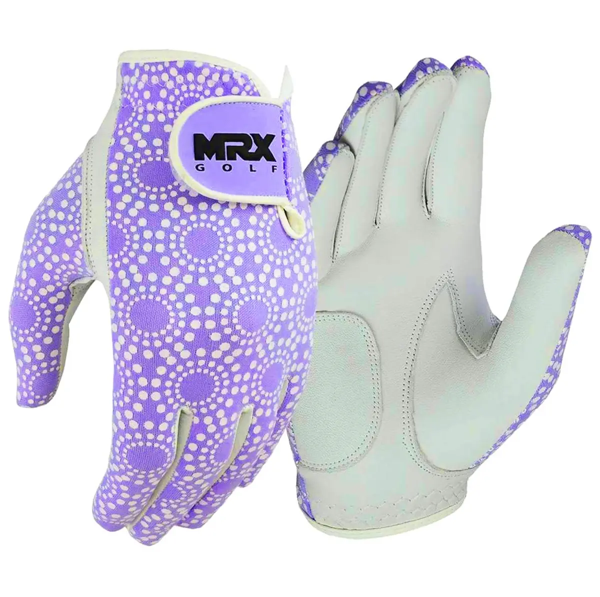 MRX BOXING & FITNESS Women's Golf Glove Left Handed Purple Regular Fit | Sweat Resistant Cabretta Leather - view 6
