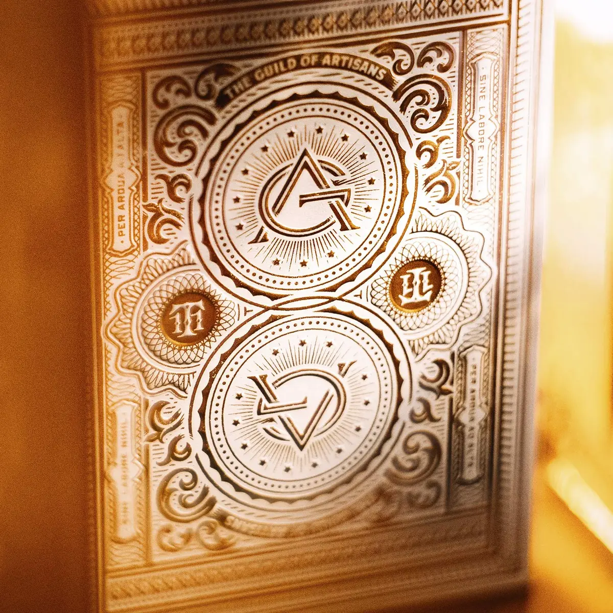theory11 Artisan Playing Cards White Edition Poker Size | Hand-Illustrated Luxury Deck - view 2