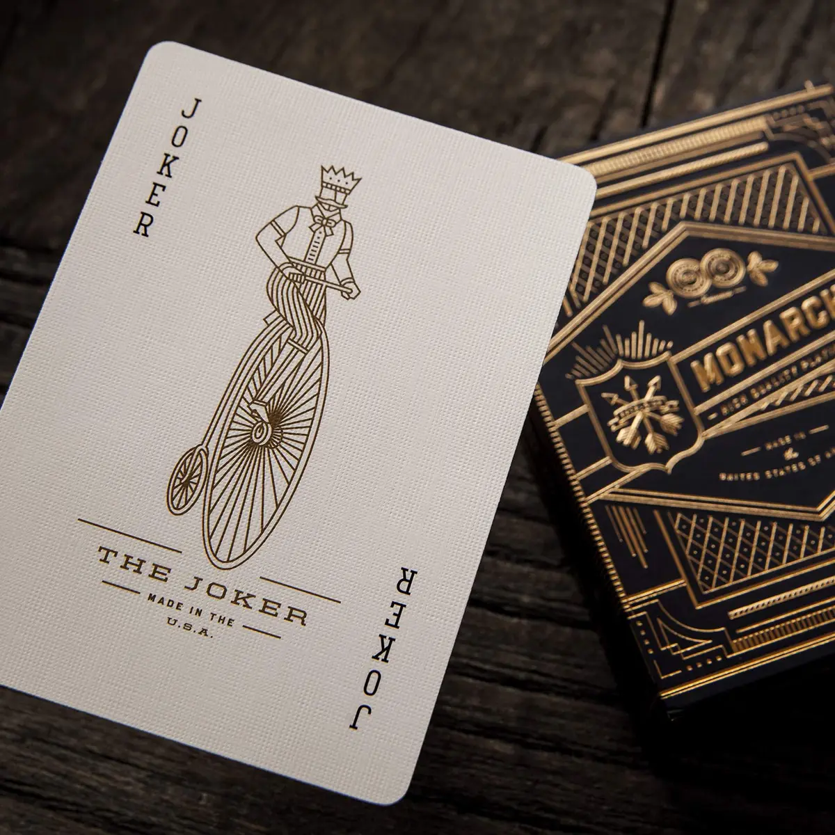 theory11 Monarch Playing Cards Blue - Navy Collector Style Poker Deck | FSC-Certified Paper - view 6