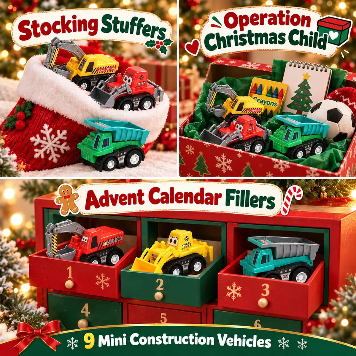 Fajiabao Construction Toy Cars for Toddlers 3+ Mini Pull Back Vehicles for Boys - view 8