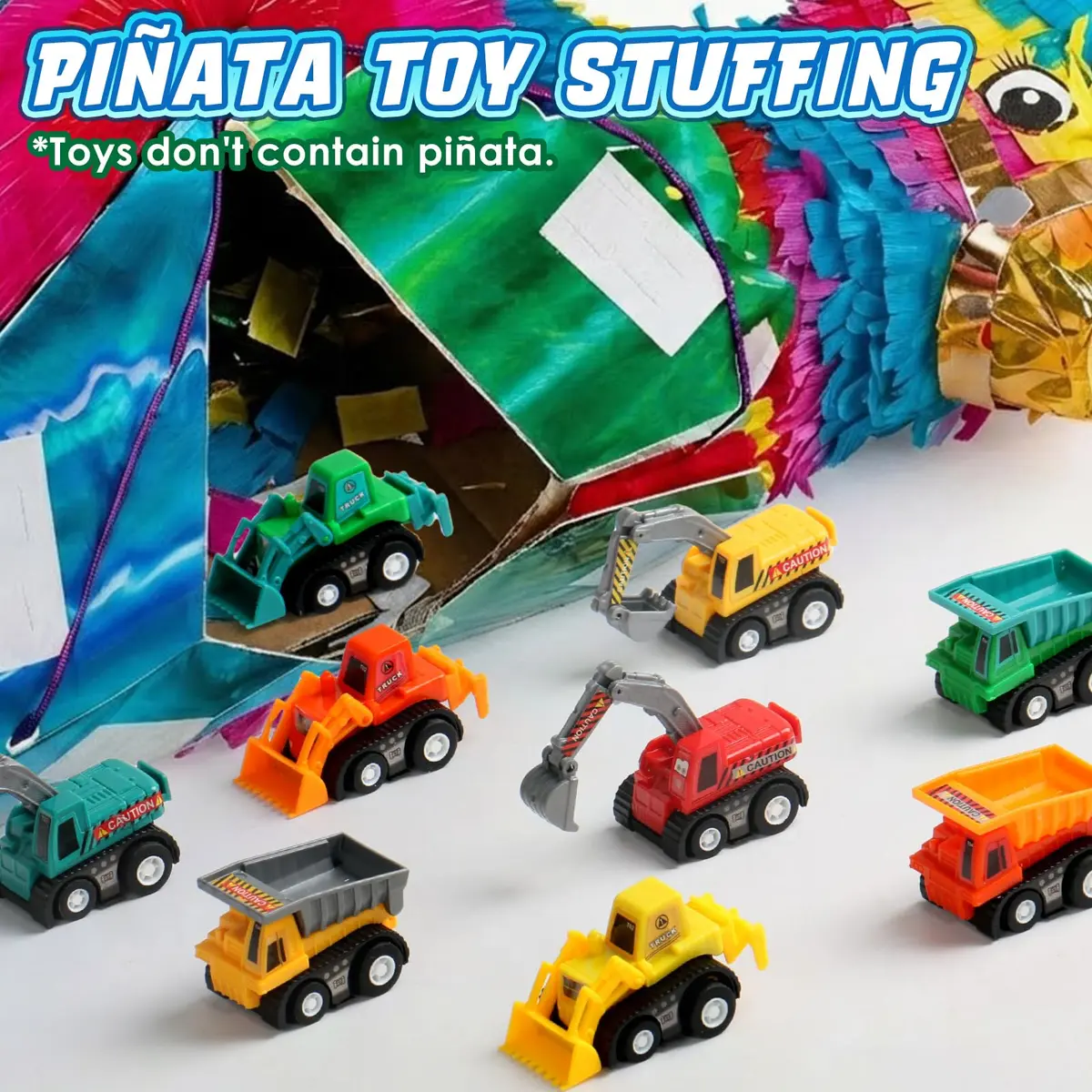 Fajiabao Construction Toy Cars for Toddlers 3+ Mini Pull Back Vehicles for Boys - view 9