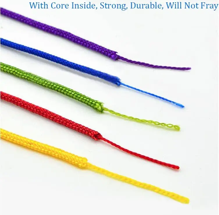 KONMAY 0.8mm Braided Nylon Bracelet Making String Cord 120m (0.8mm) | Strong & Durable for Jewelry Making - view 4