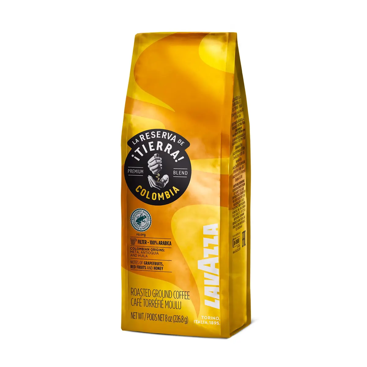 Lavazza Tierra Colombia 8oz Ground Coffee | Fruity Arabica Blend with Notes of Grapefruit & Honey - view 8