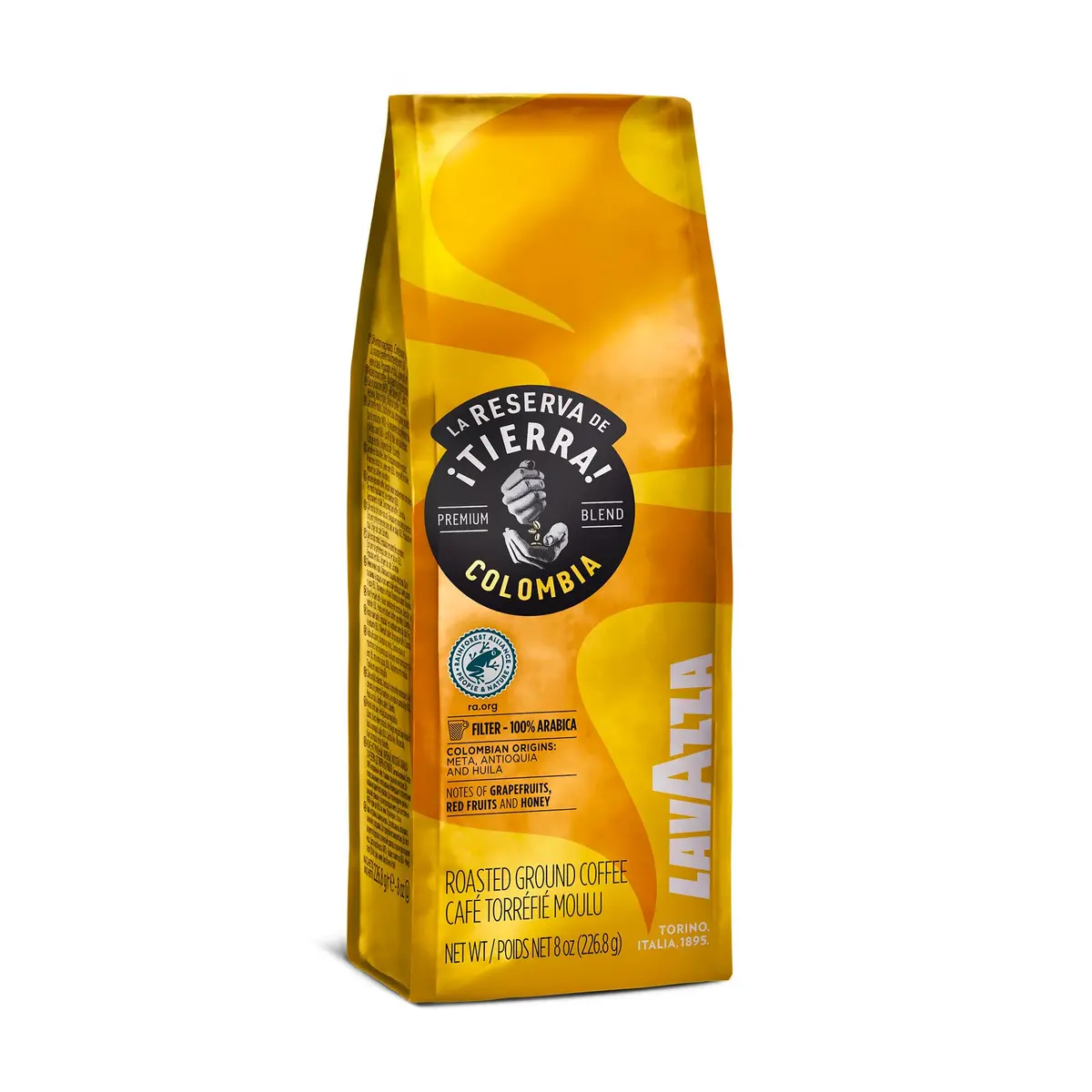 Lavazza Tierra Colombia 8oz Ground Coffee | Fruity Arabica Blend with Notes of Grapefruit & Honey - view 9