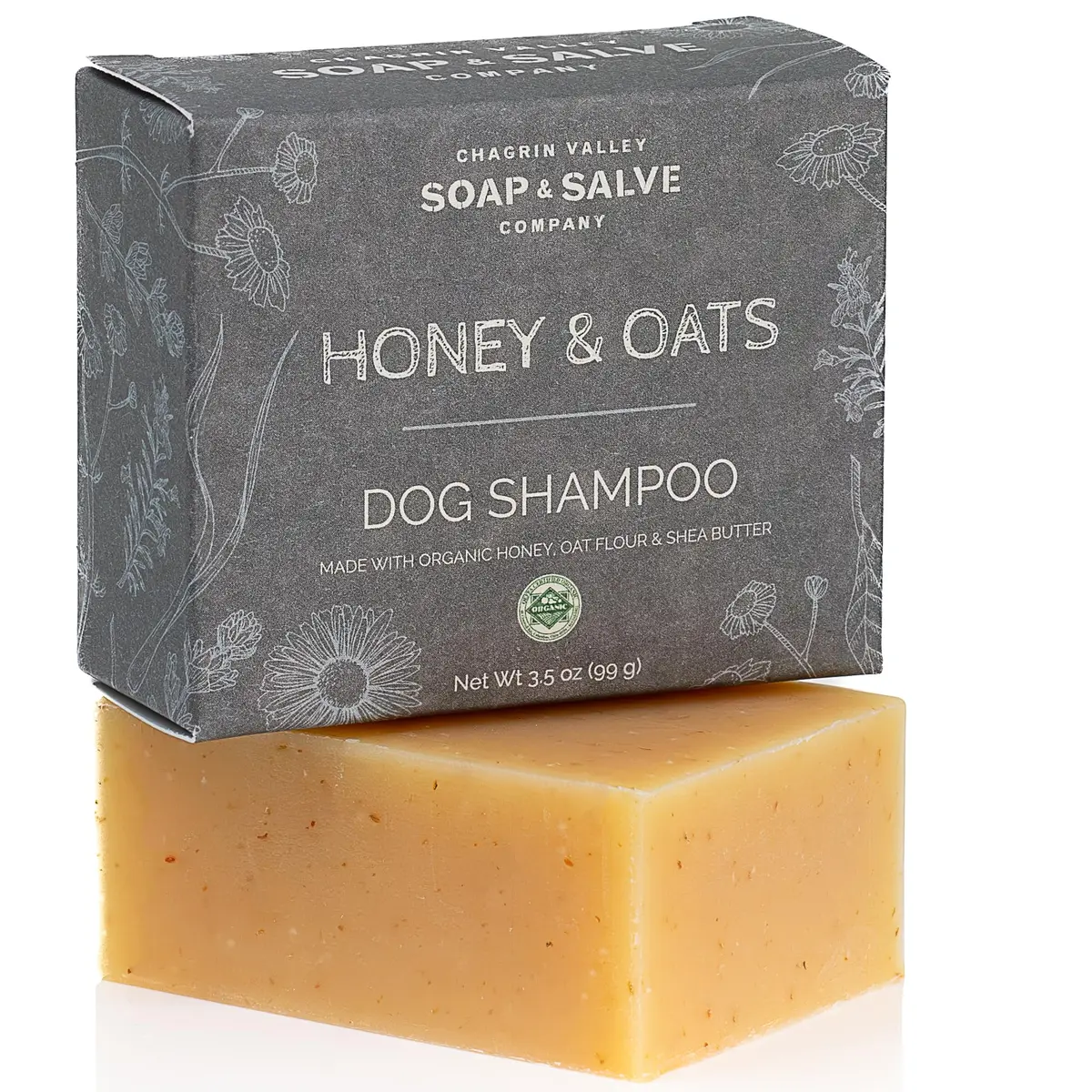 Chagrin Valley Soap & Salve Organic Dog Shampoo & Conditioner 3.8 oz | Itchy Skin Relief & Puppy Care - main product image