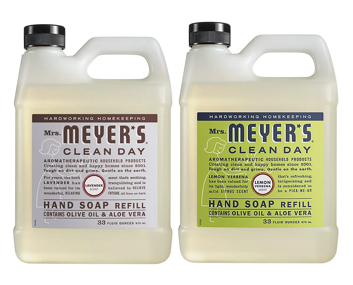 Mrs. MEYER'S Hand Soap Refill Scent Variety Pack 66 Fl Oz | Natural, Paraben-Free, Made in USA - main product image