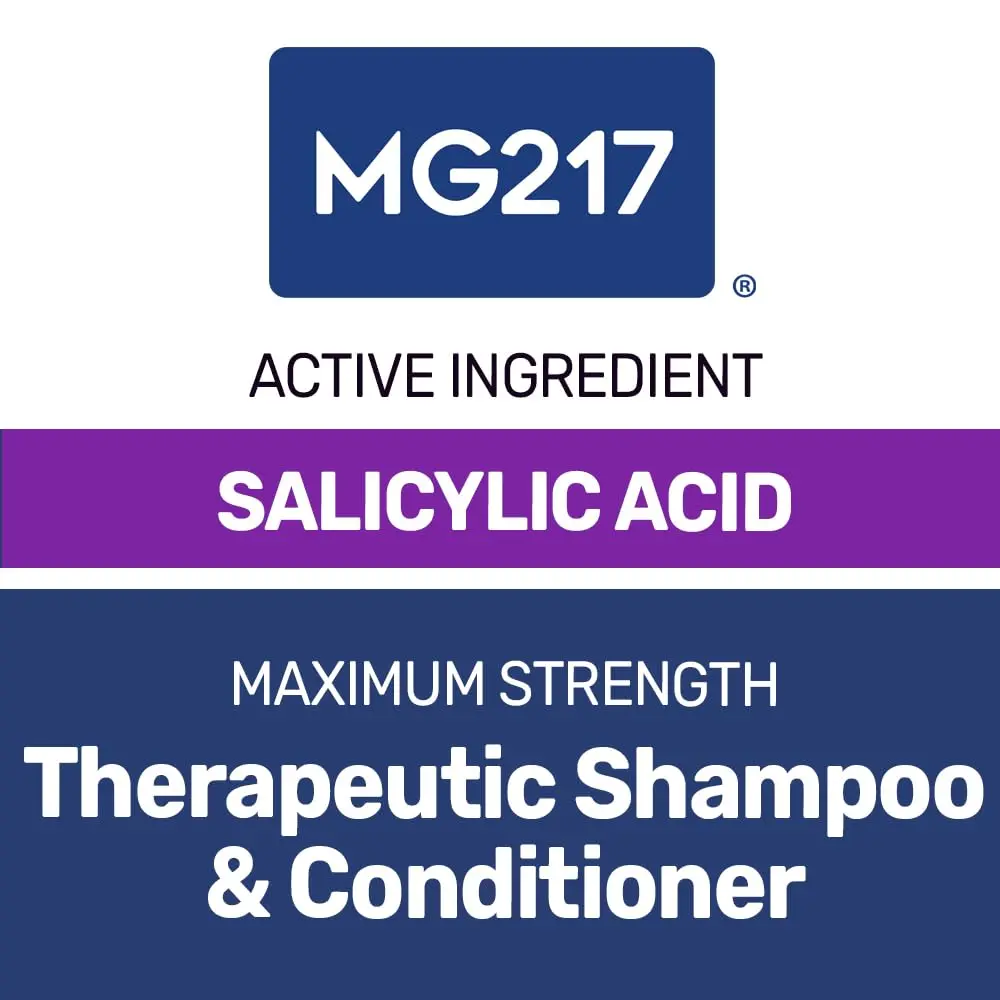 MG217 Psoriasis Scalp Solutions Shampoo + Conditioner 236ml (8 Ounce) | Therapeutic Salicylic Acid Treatment for Itchy Scalp & Dandruff - view 5