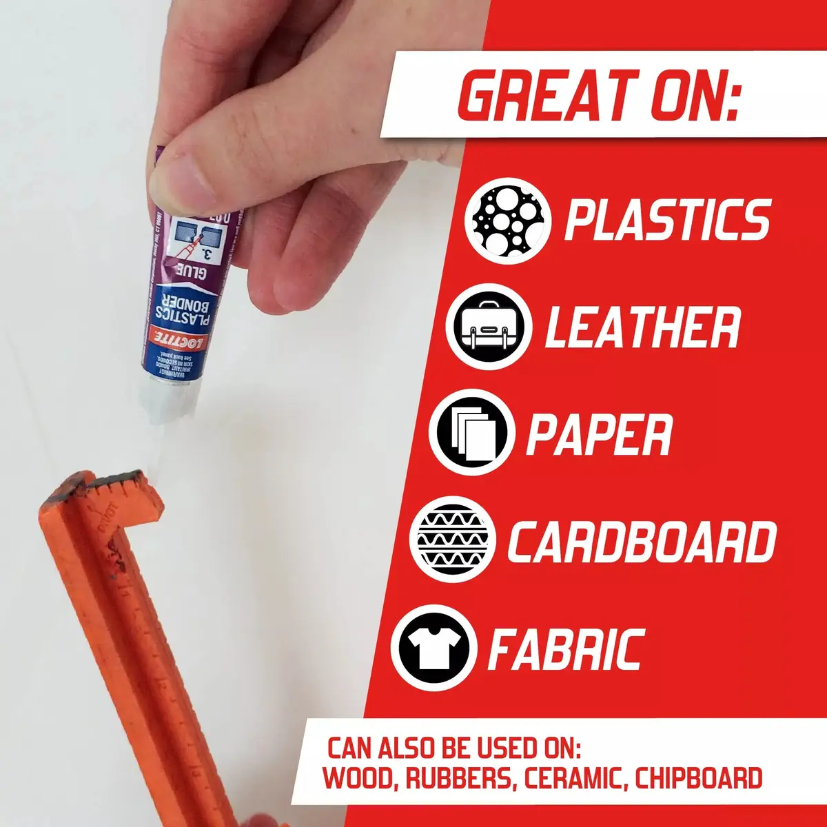 Loctite Plastics Bonding System Clear Kit 4ml Activator + 2g Glue | Bonds Polyethylene, Polypropylene, PTFE - view 3