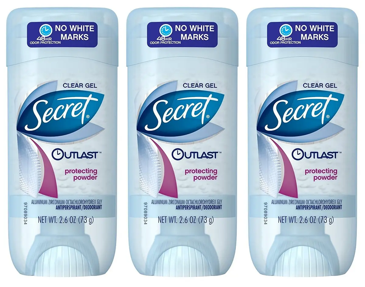 Secret Outlast Xtend Protecting Powder 2.6 OZ Pack of 3 | 48-Hour Odor & Freshness - main product image