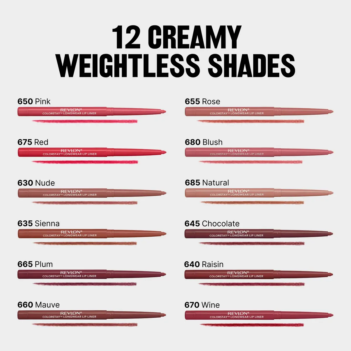 Revlon ColorStay Lip Liner Pencil, Wine Shade, 0.01 oz (0.28 g) | Long-Wearing Definition - view 7