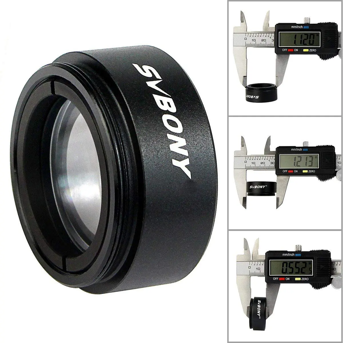 SVBONY 0.5X Telescope Focal Reducer 1.25 inch Filter Thread | Doubles Field of View for Astrophotography - view 2