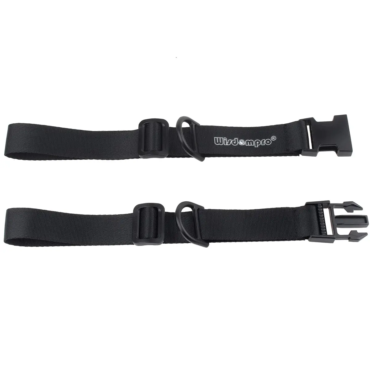 Wisdompro Heavy Duty Backpack Chest Strap, Black | Adjustable Webbing for Outdoor Use - main product image