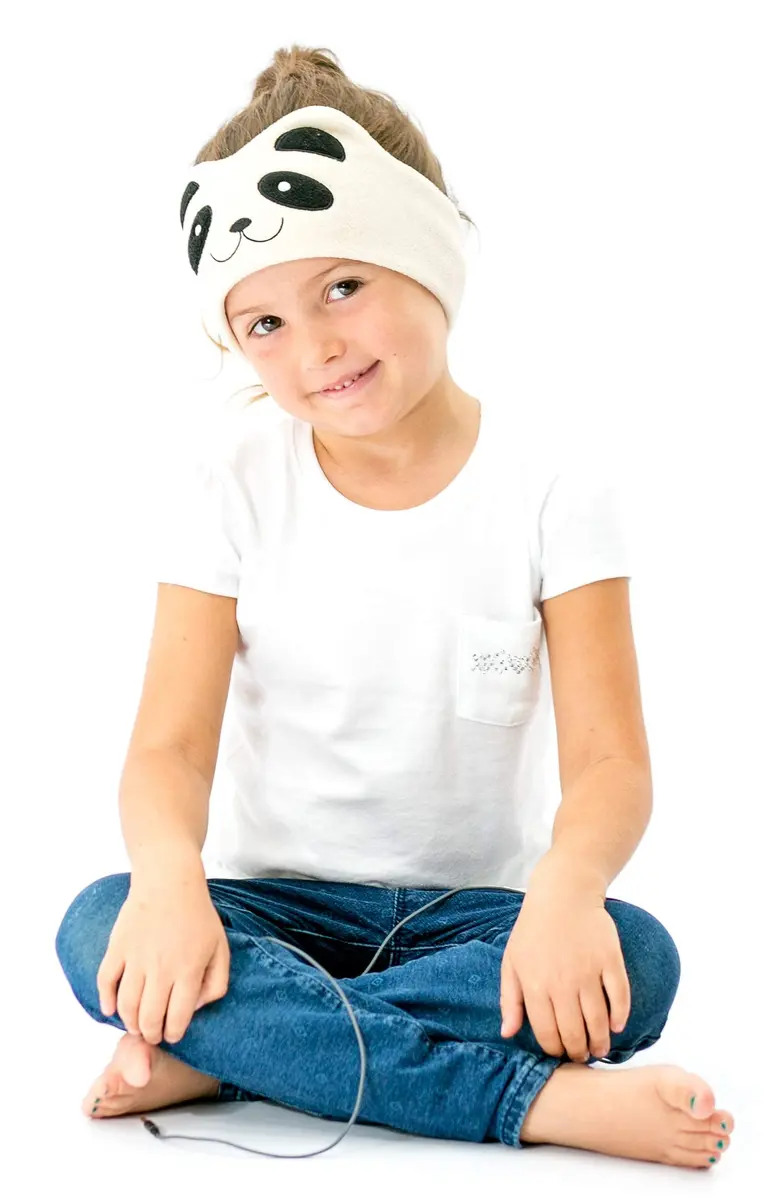 CozyPhones Kids Over The Ear Headphones - Volume Limited, Soft Fleece Headband, Panda - view 7