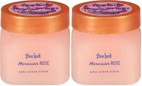 Tree Hut Moroccan Rose Shea Sugar Body Scrub with Shea Butter & Essential Oils, 18 Oz - main product image