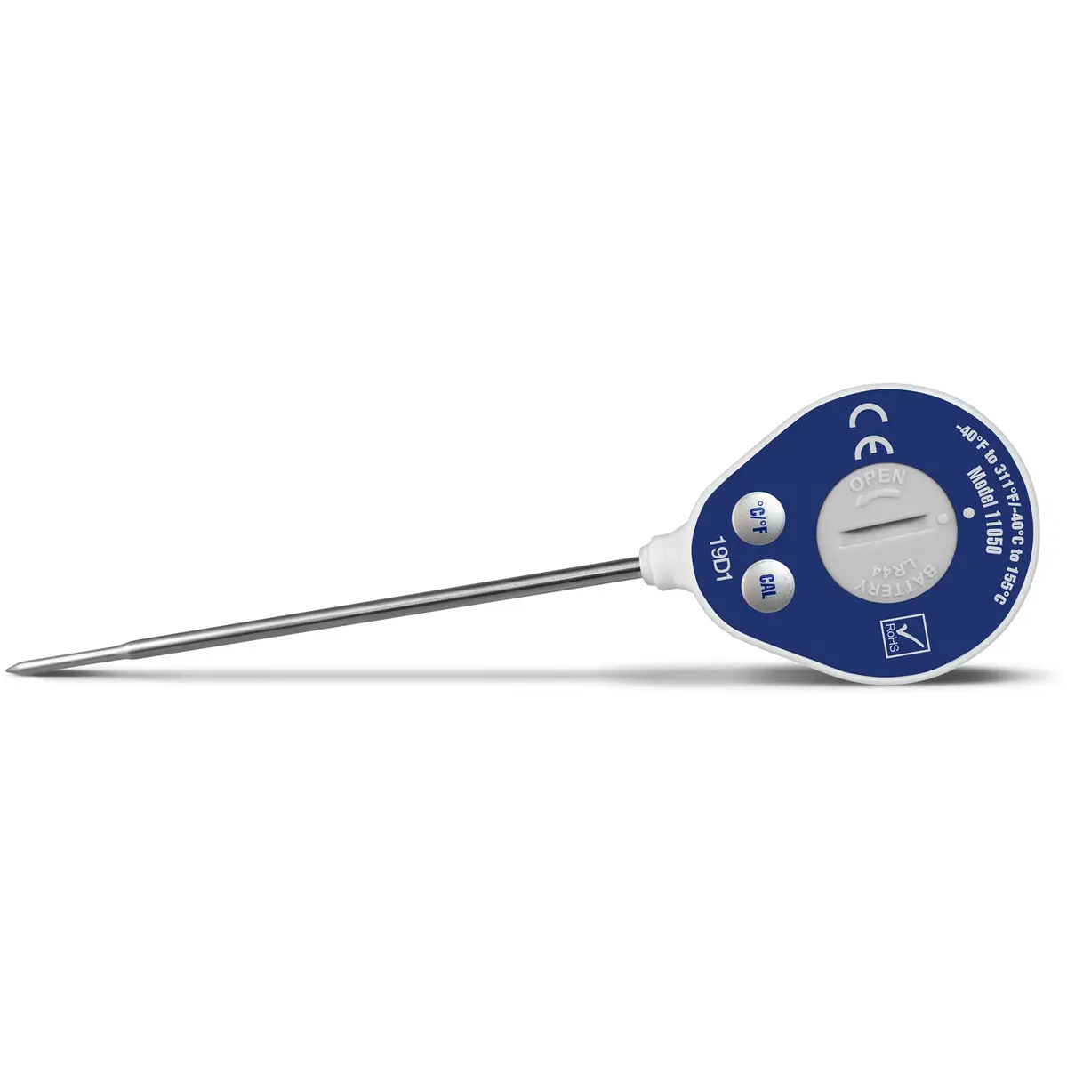 DeltaTrak 11050 Professional Digital Meat Thermometer 155°C (311°F) | NSF Certified Waterproof Lollipop Thermometer - view 3