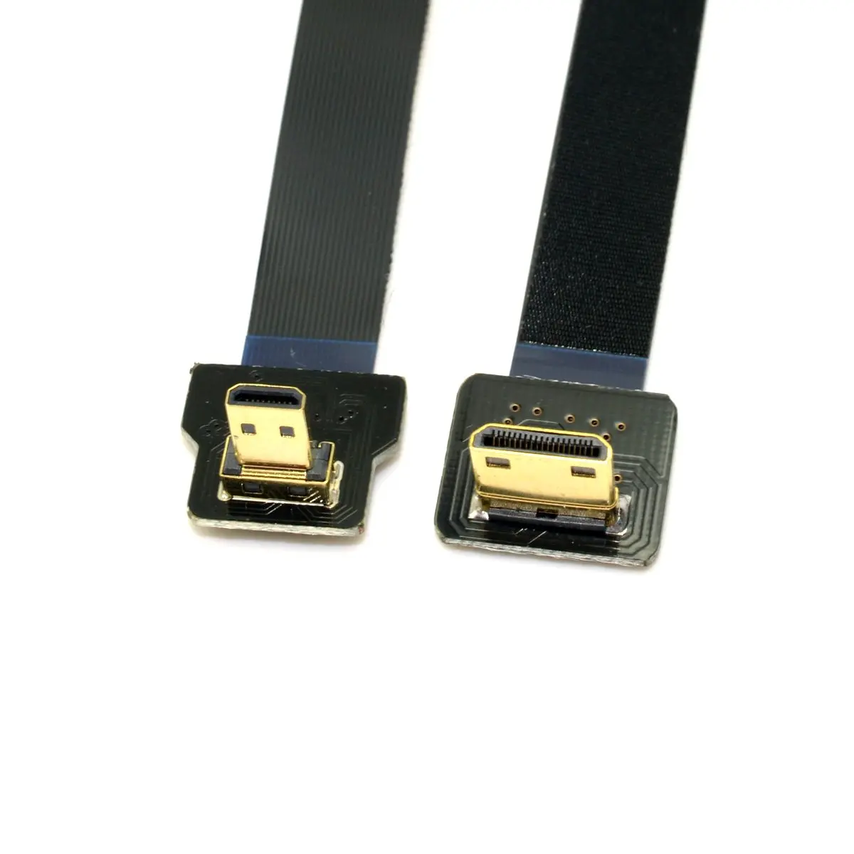cablecc 90 Degree Down Angled FPV Micro HDMI Male to Mini HDMI 50cm | Flexible Gimbal Connection for GOPRO - view 7