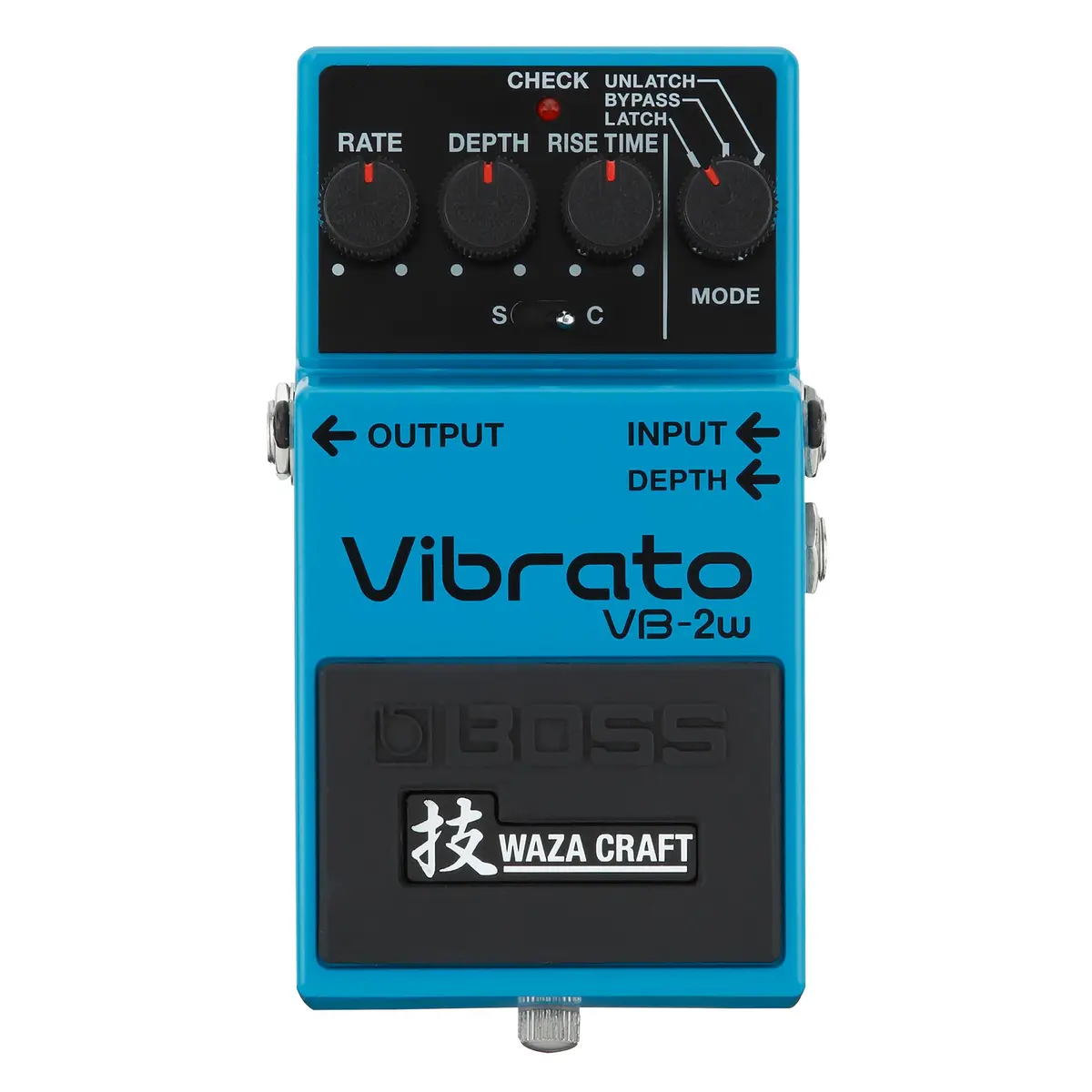 BOSS VB-2W Vibrato | Premium Waza Craft Guitar Effect Pedal with Analog Circuitry | True Reproduction of the Legendary BOSS VB-2 Vibrato - main product image