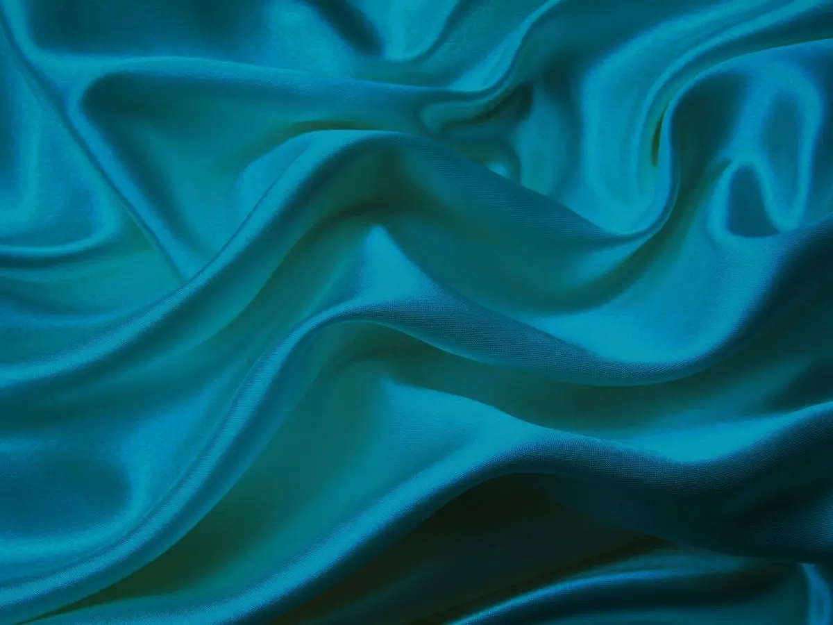 MK Home Full Size Satin Sheet Set | Silky, Deep Pocket, Turquoise, Machine Washable - main product image