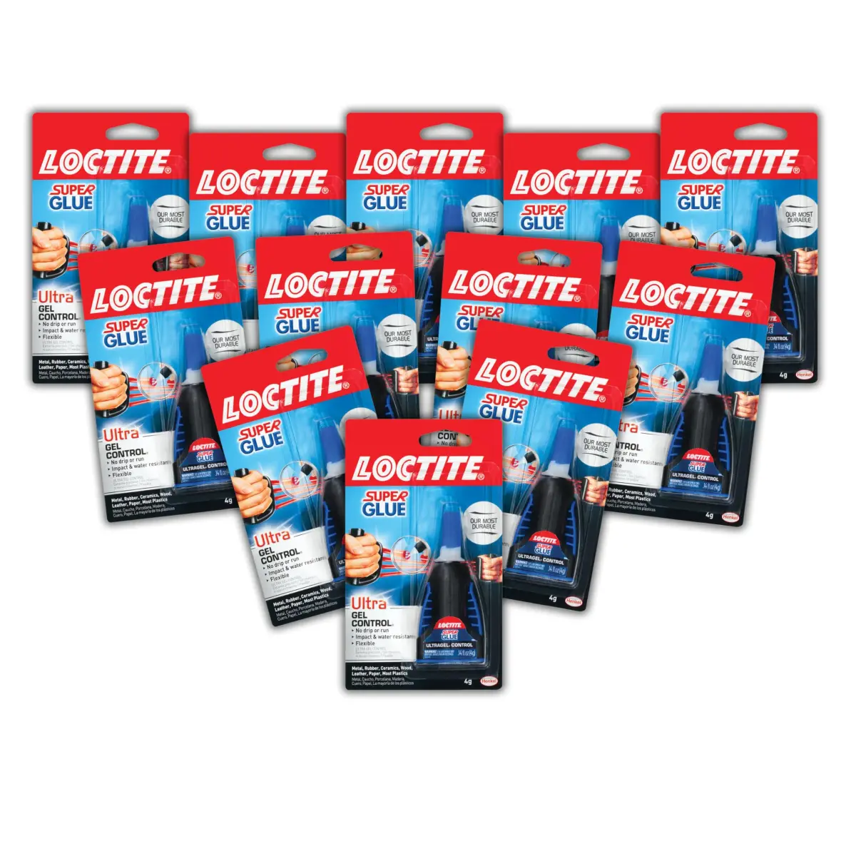 Loctite Super Glue Ultra Gel Control Clear 20.16ml (0.68 fl oz) | Rubber-Toughened Instant Adhesive for Tough Repairs - main product image