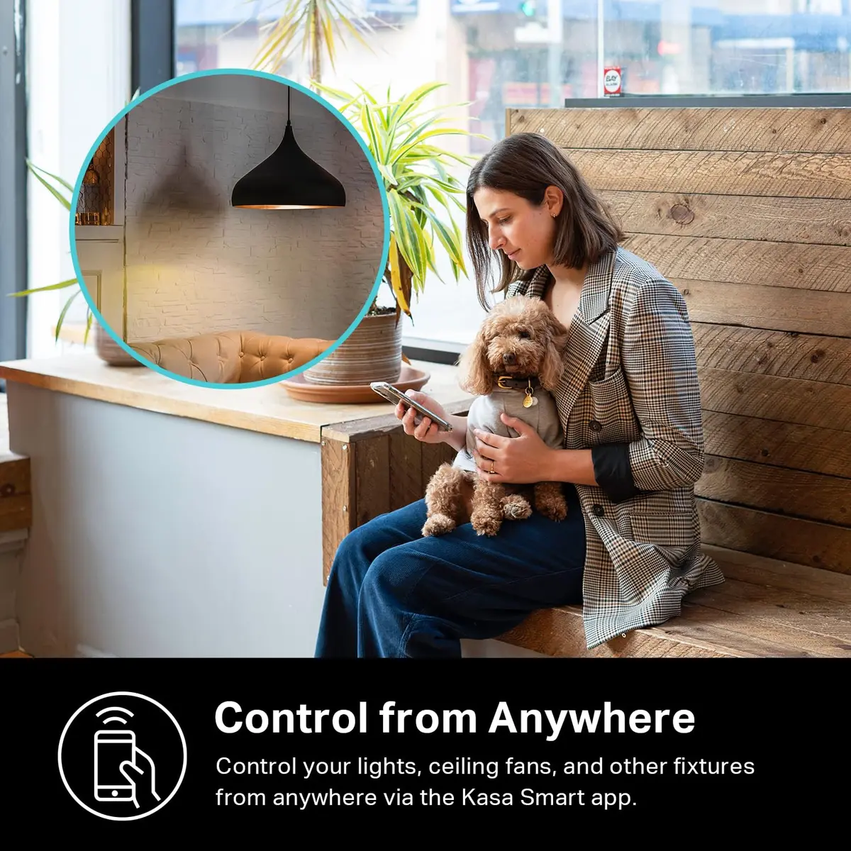 Kasa Smart HS200 Single-Pole Light Switch, 15A 120V | Control Lights Remotely via Wi-Fi & Voice - view 4