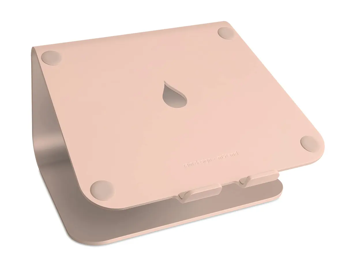 Rain Design mStand Laptop Stand (Gold, mStand) | Elevates Laptop Screen to Eye Level for Better Posture - main product image