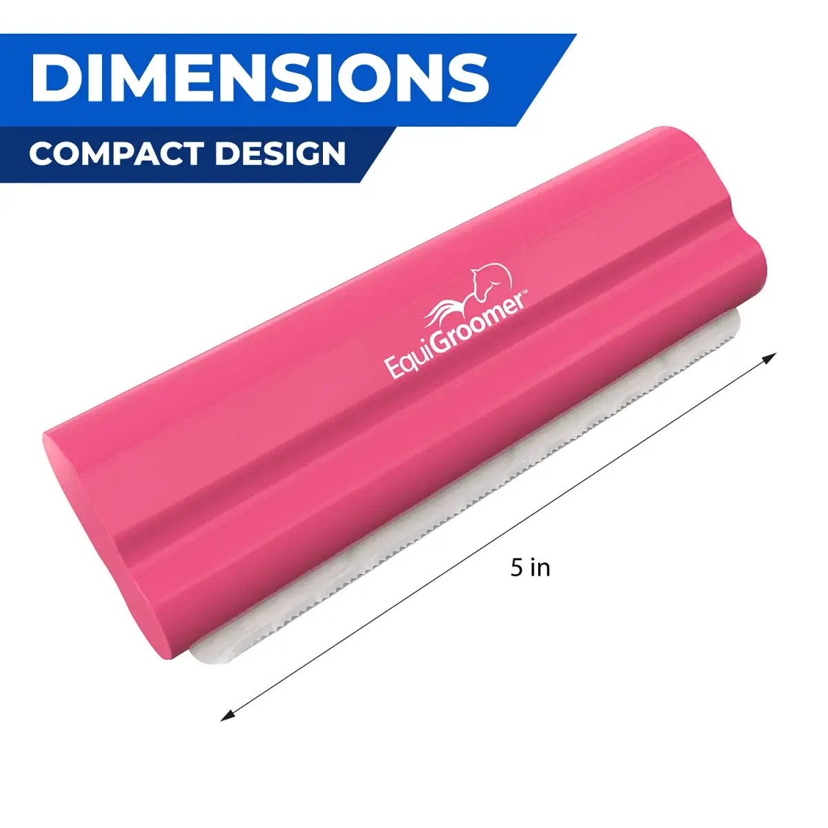 EquiGroomer 5-Inch Undercoat Deshedding Brush for Dogs & Cats, Pink | Reduces Shedding Up to 95% with Wave Blade - view 3