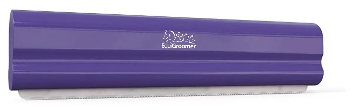 EquiGroomer 8-Inch Deshedding Brush for Dogs & Horses | Heavy Coat Shedding Tool, Purple - main product image