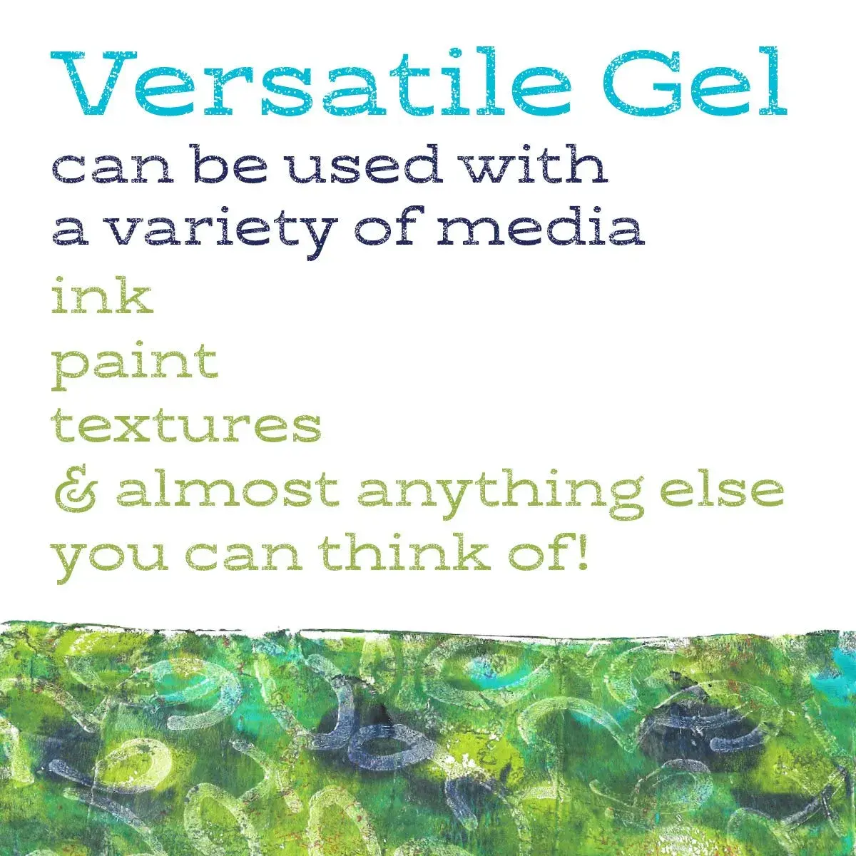 Gel Press 8" Round Monoprinting Gelli Plate for Unique Art Prints - view 4