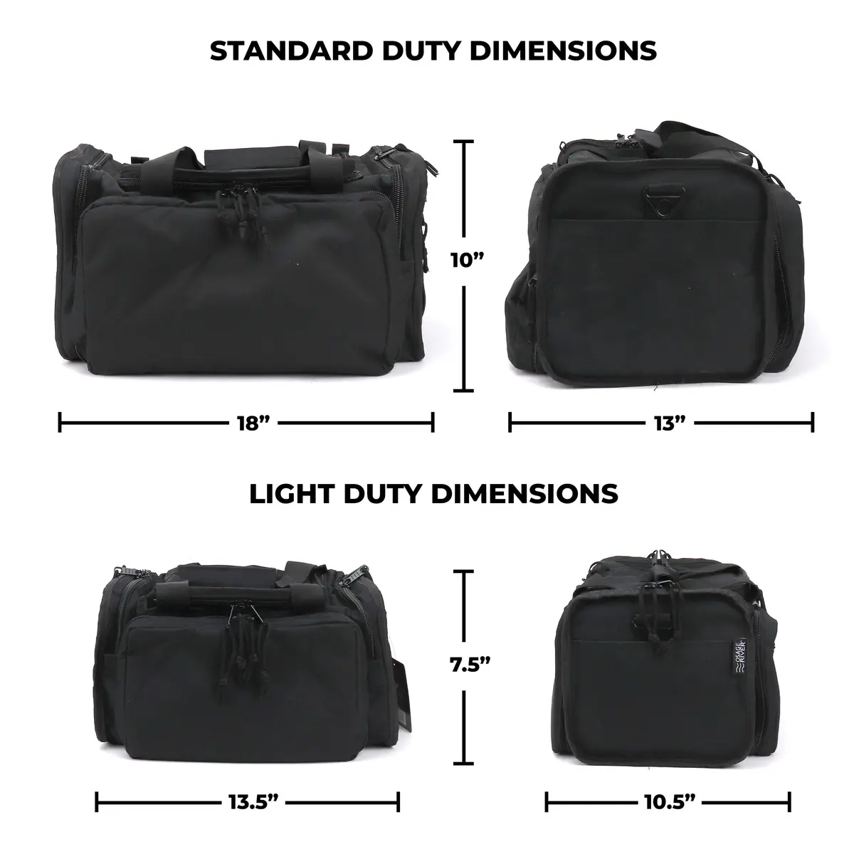 OSAGE RIVER Tactical Range Bag - Light Duty 13.5"x10.5"x7.5" | Versatile Storage for Hunting & Range - view 6