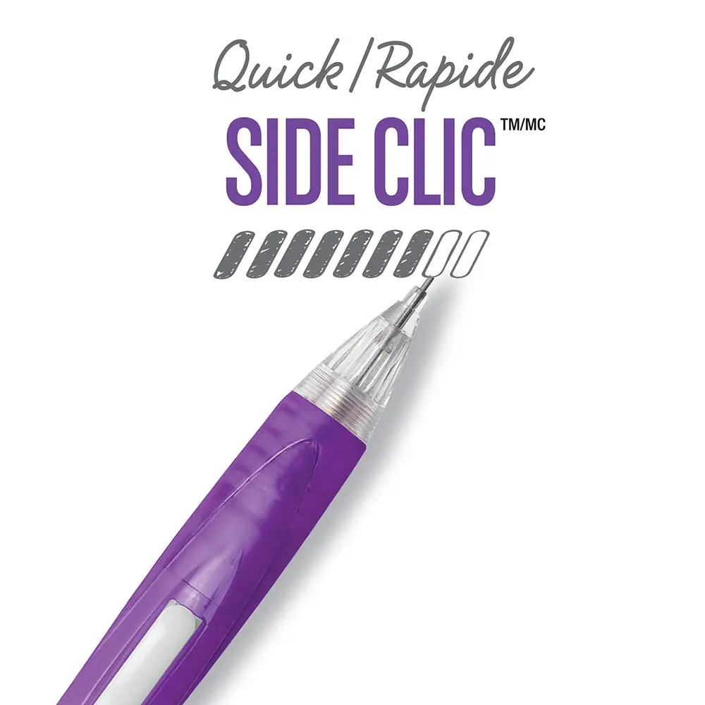 BIC Velocity Side Clic Mechanical Pencils, 0.7mm | Smooth, Dark Writing for School & Office - view 4