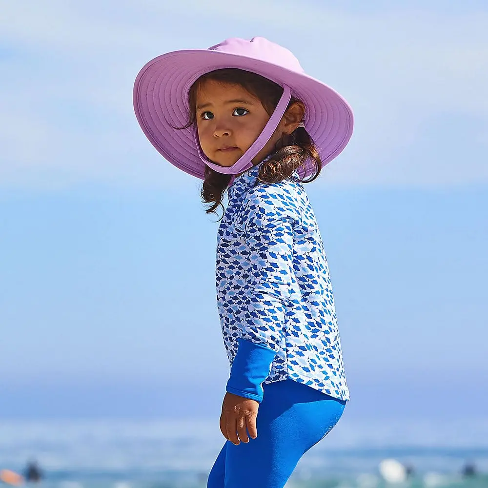 Coolibar Baby's Bucket Hat UPF 50+ Sun Protection | Water-Resistant, 6-12 Months, White - view 8