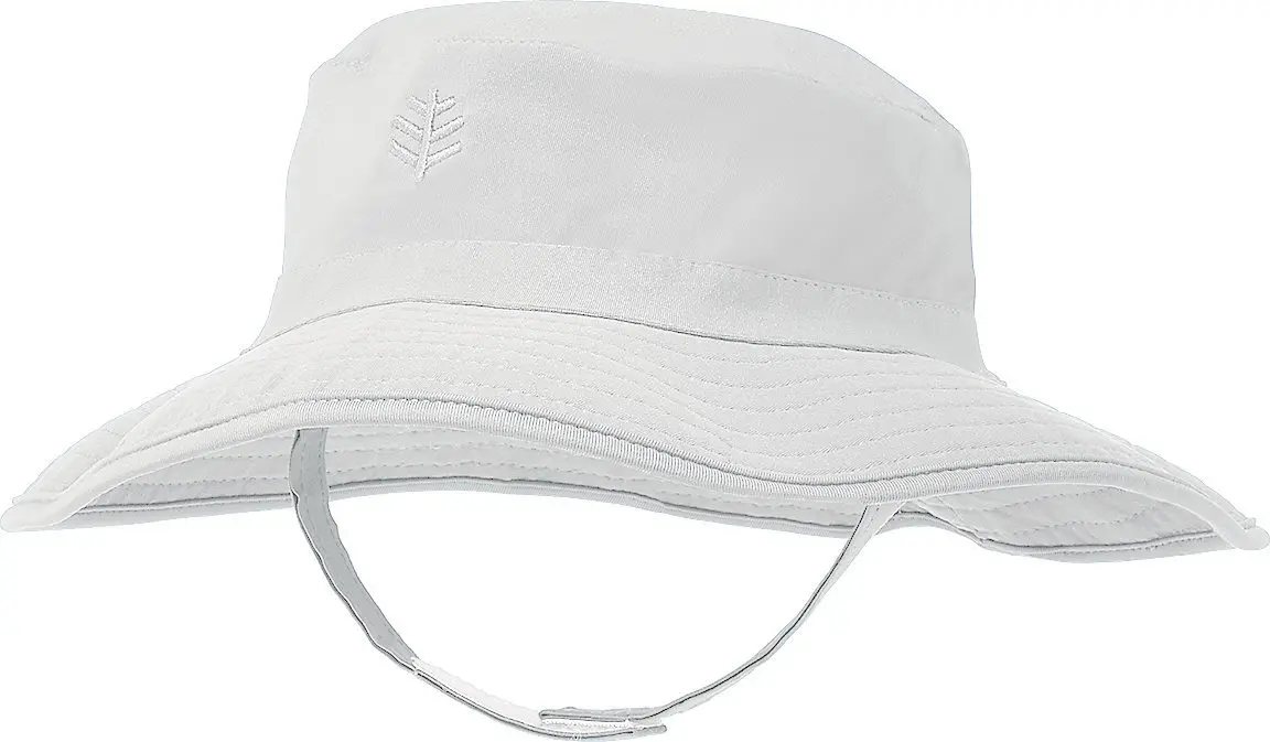 Coolibar Baby's Bucket Hat UPF 50+ Sun Protection | Water-Resistant, 6-12 Months, White - view 6